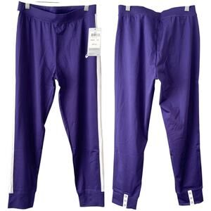 NEW ASICS Junior's Lani Track Pants Size Large Purple Warm Up Pants Sports